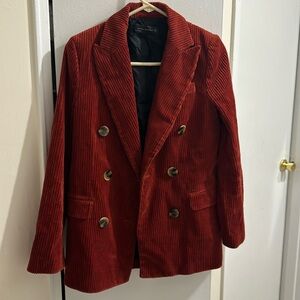 Corduroy Zara peacoat